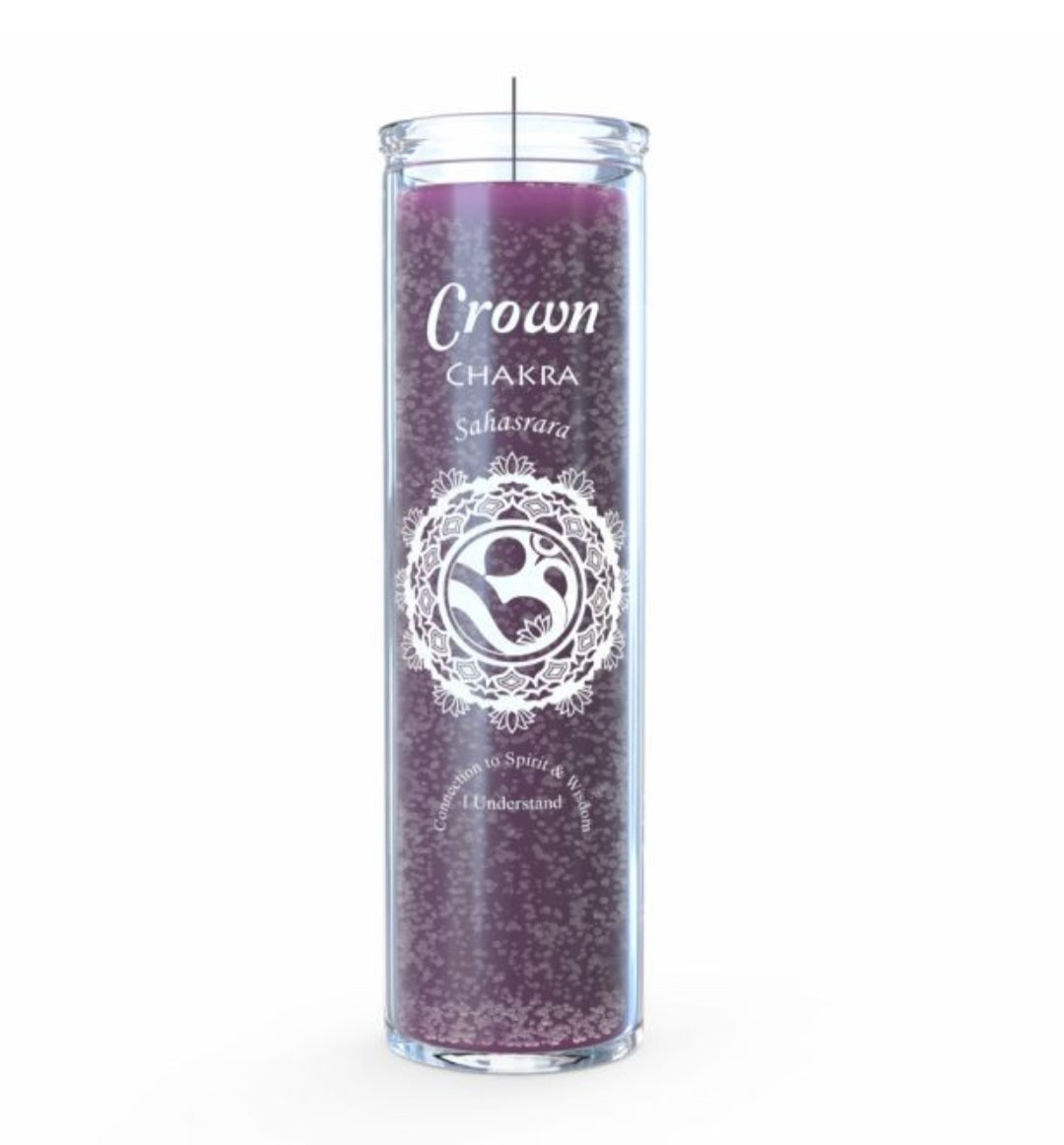 Crown chakra candle