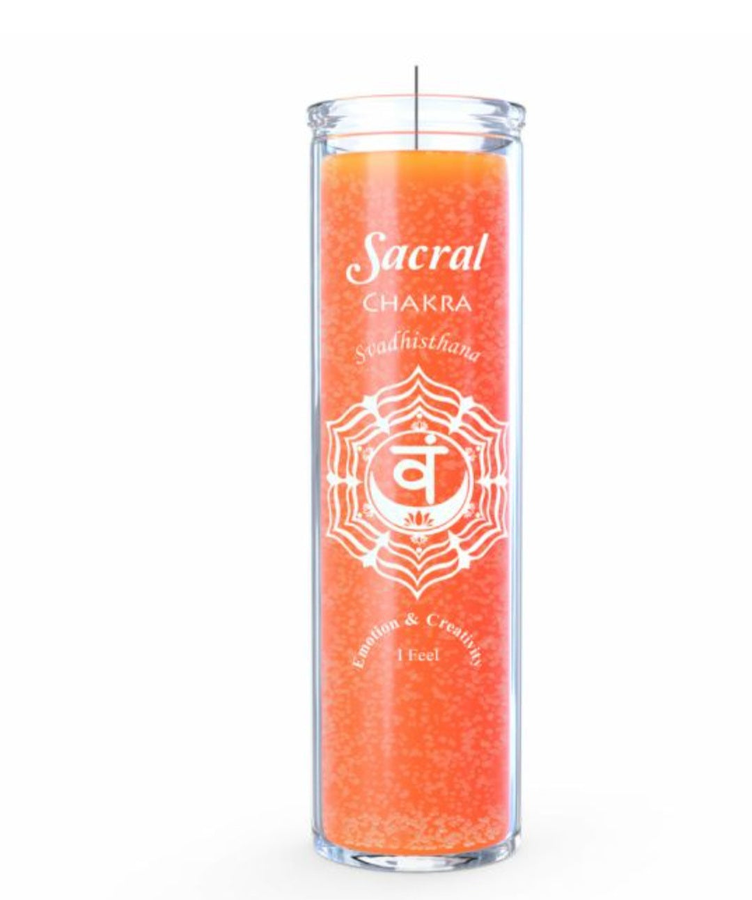 Sacral chakra candle